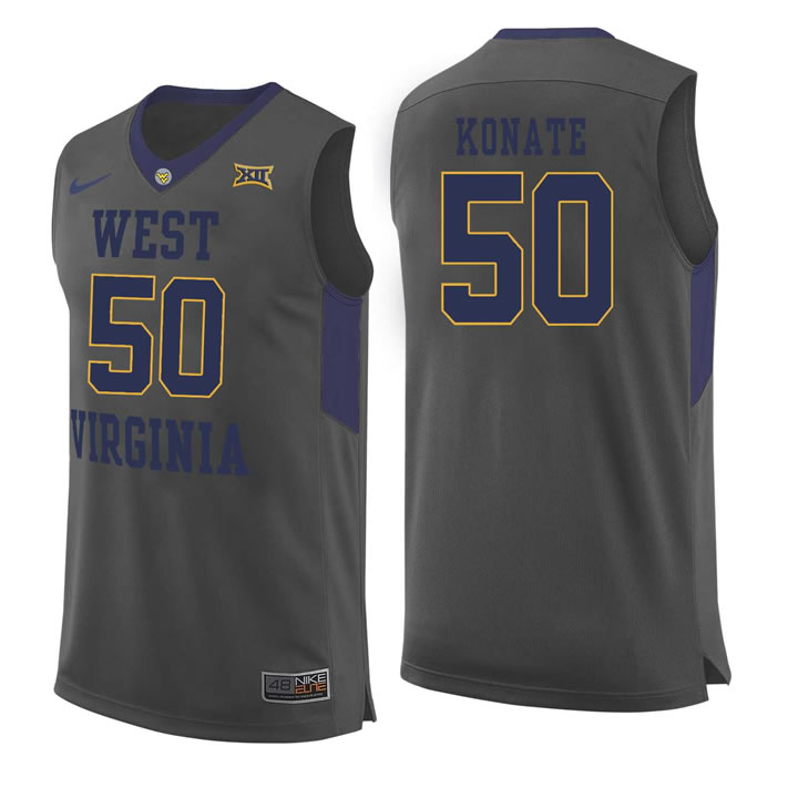 West Virginia Mountaineers 50 Sagaba Konate Gray College Basketball Jersey Dzhi,We sell and wholesale West Virginia Mountaineers 50 Sagaba Konate Gray College Basketball Jersey Dzhi on line form chian!